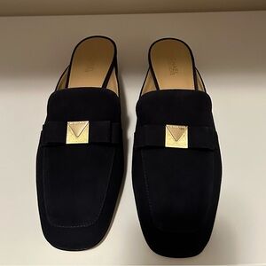 MK Caroline Mule in Navy Suede
